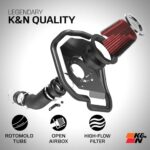 K&N Cold Air Intake System: High-Flow Air-Filter, Increase Performance & Horsepower: Compatible with 1996-2001 JEEP Cherokee, 57-1518