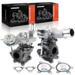 A-Premium 2Pcs Left and Right Complete Turbo Turbocharger Kit, with Wastegate Actuator & Gasket, Compatible with Ford Explorer, Flex, Police Interceptor, Taurus, MKS, MKT, 3.5L, Replace# AA5E-9G438-GD