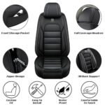 Nissan Xterra Seat Covers 2000-2015 Waterproof Leather Front Set - Image 3