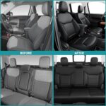 Ford Maverick Seat Covers 2022-2025 Custom Fit Waterproof Leather Black - Image 6