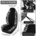 Cow Print Car Accessories Set: 26-Piece Interior Decor Kit for Truck SUV - Image 2