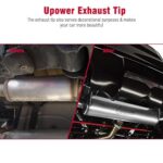 Upower 4" Diesel Exhaust Muffler Resonator Stainless Steel 30" - Image 7