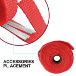 Titanium Motorcycle Exhaust Wrap 16FT Heat Shield Tape w/ SS Ties Red - Image 3