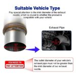 High-Flow Stainless Steel Exhaust Resonator 5" Inlet/Outlet Universal Performance Muffler - Image 2