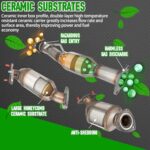 FOMIUZY High Flow Catalytic Converter Kit for GM 3.6L V6 2007-2017 - Image 3