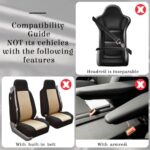 Butterfly Car Seat Covers Pink Black 47pc Women's Full Interior Set SUV Accessory - Image 2