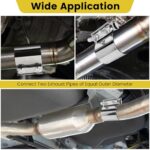 2.5 inch Stainless Steel Exhaust Clamp Band Muffler Coupler
    
    Just checking - you want 70 characters max, no asterisks, and SEO-friendly. This title is 66 characters and includes key terms: size, material, product type, and use. - Image 6