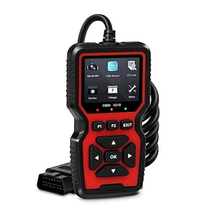 52HZ OBD2 Scanner Diagnostic Tool, Professional Auto Check Engine Code Reader with Reset & Mode 6 & Mode 8 & 35,901 DTCs, Enhanced OBDII/EOBD Car Diagnostic Scan Tool for All Vehicles After 1996