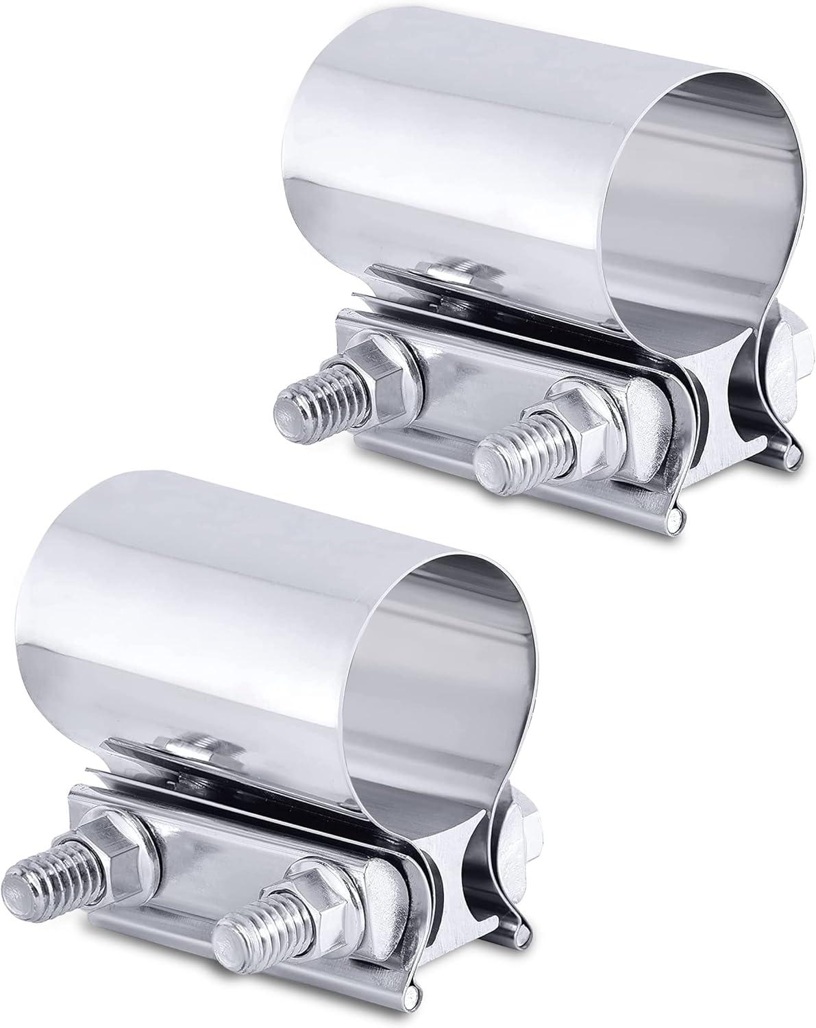Secure Your Ride: Stainless Steel Exhaust Clamps 2.0-3.0