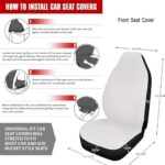 Cute Dinosaur Car Seat Covers 13pc Set Universal Fit SUV Truck - Image 6