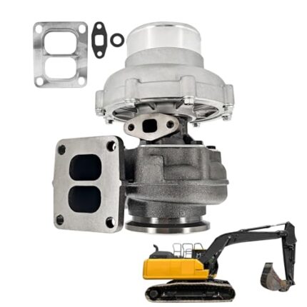Blrack Turbocharger RE550941 RE550932 Compatible with John Deere 6.8L PowerTech Engine | Fits Excavator 200DLC 210G, Loader 524K 544K, Tractor 7330 7430 | Replace# 7767WAS3