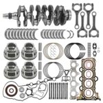 Buxatina G4FJ 1.6L Turbo Engine Bottom End Kit for H-yundai 2012-2020 for Kia 2014-2021 G4FJ 1.6L Turbo Engine Crankshaft Connecting Rod Bearing Piston w/Gasket Kit 23110-2B710 23110-2B700 235102B700