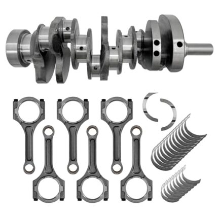 Buxatina G6DH 3.3L Engine Crankshaft Connecting Rods with Bearing Kit for H-yundai Santa Fe Azera 3.3L 2013-2019, for KIA Sedona Sorento 3.3L 2011-2019 623R63CA0A 623R6-3CA0A 23110-3CFA0 23510-3L100