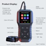 Pro OBD2 Scanner: Vehicle Diagnostic Tool for Check Engine Light & Emission Test - Image 2