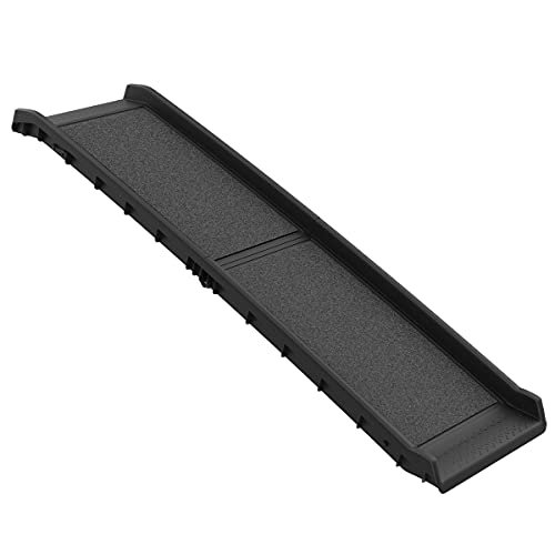 Dog Ramp - Folding, Nonslip Pet Ramp for Dogs to Dog Ramp - Folding, Nonslip Pet Ramp for Dogs to Get into Cars, Trucks, SUVs, or RVs - Portable Pet Ramps with Raised Side by PETMAKER, 61"L x 15.5"W x 5.5"H,(Black)