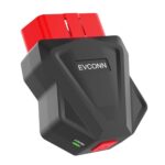 EVCONN OBDII Scanner, Wireless OBD2 Auto Diagnostic Scan Tool for iOS & Android for Performance Test, BLE Bluetooth 5.4 Car Engine Check Codes Reader & Scan Tools No Subscription Fee APP