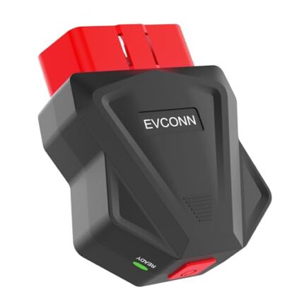 EVCONN OBDII Scanner, Wireless OBD2 Auto Diagnostic Scan Tool for iOS & Android for Performance Test, BLE Bluetooth 5.4 Car Engine Check Codes Reader & Scan Tools No Subscription Fee APP