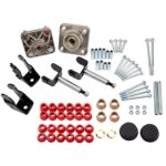 Golf Cart Front End Repair Kit,Deluxe Complete Rebuild Kit for Club Car Precedent 2004-Up,Replaces 102357701, 102289401,Fits Gas & Electric Models,Wheel Hub, King Pin, Bearings, Bushings