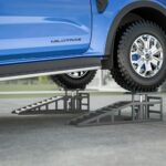 5T Hydraulic Car Ramps Low Profile 4-Level Lift 11000lbs 2Pack - Image 2