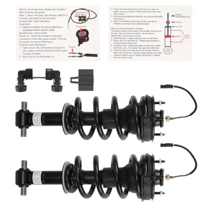 ISINFLASH Front Pair Shock Absorber Struts Assembly Magnetic Ride Control Suspension Fit for 2015-2020 Cadillac Escalade Chevy Tahoe Suburban Silverado GMC Sierra 1500 Yukon XL, 84176631 84977478