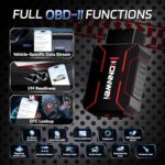 Professional Bluetooth OBD2 Scanner: Engine Code Reader, Full Diagnostic Tool for iOS/Android - Image 2