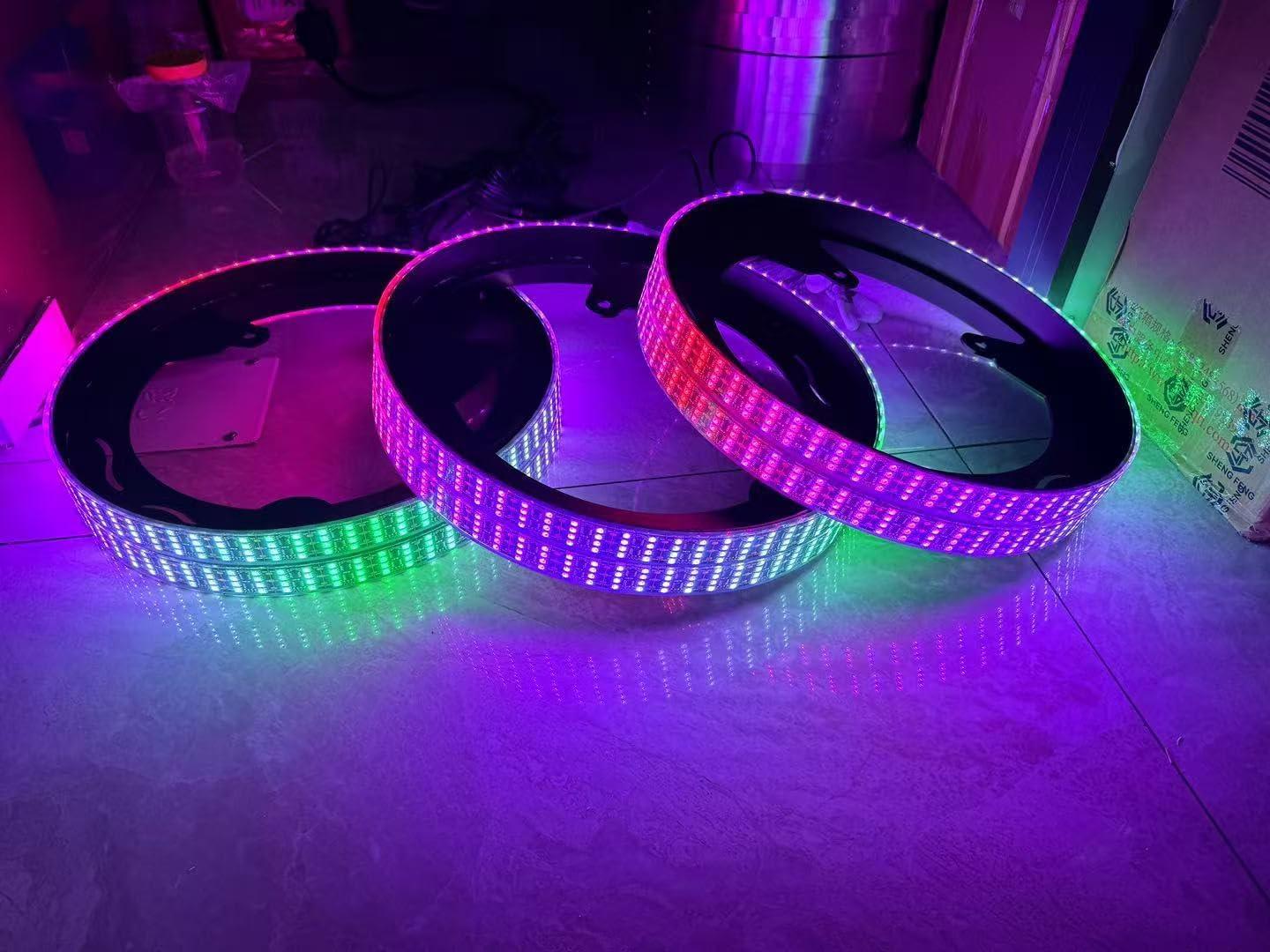 Transform Our ⁢polaris Slingshot with RGB Wheel Rim Lights!