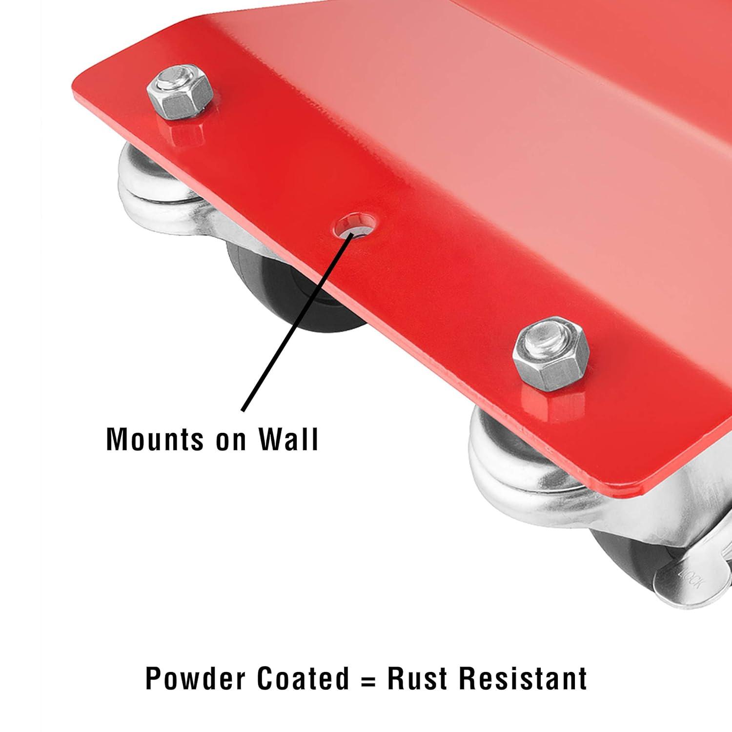 Maximize Our Space with PENTAGON ‌TOOLS‌ Tire Dolly 4-Pack!
