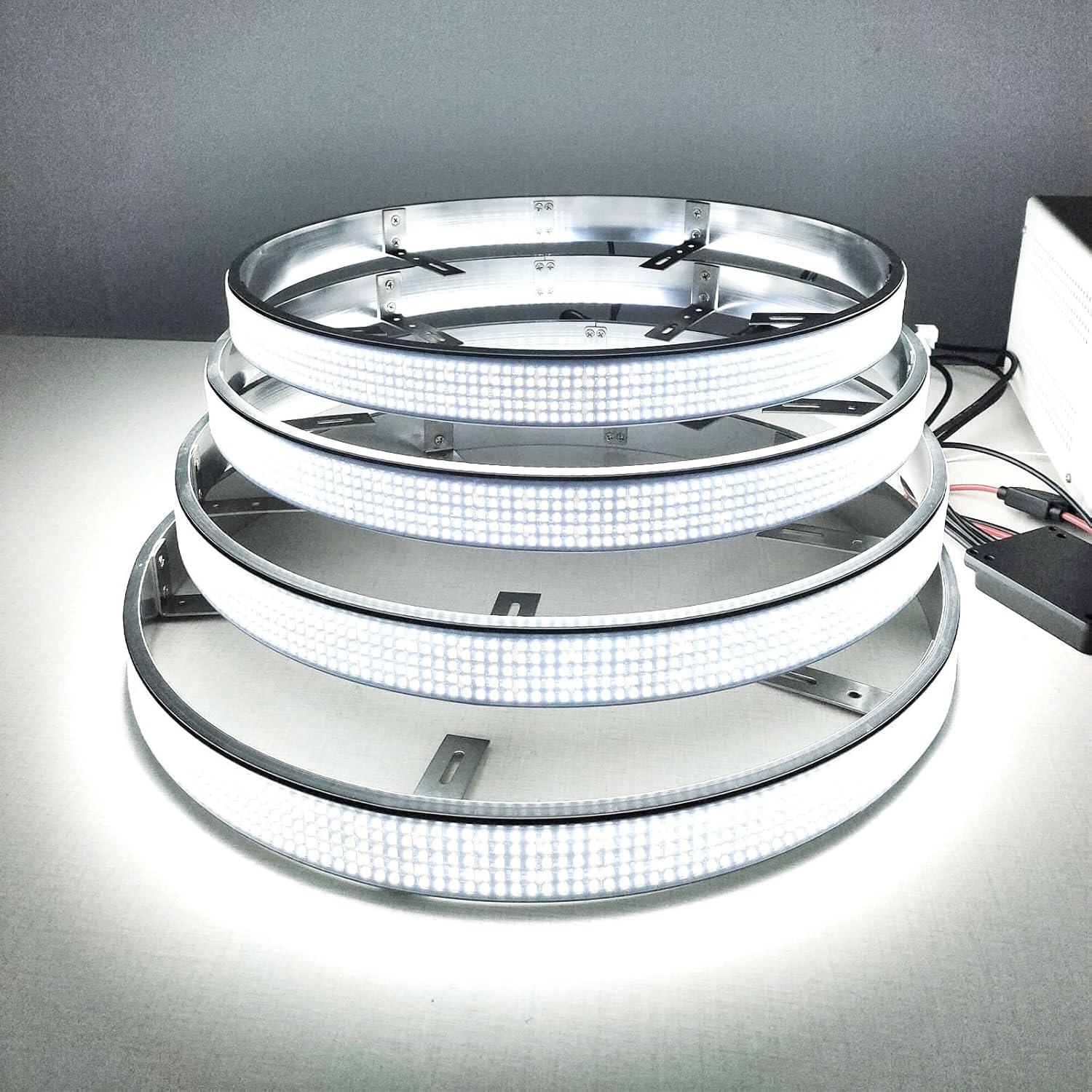 Illuminate our Rides: 15.5in Bright White Wheel Ring Lights