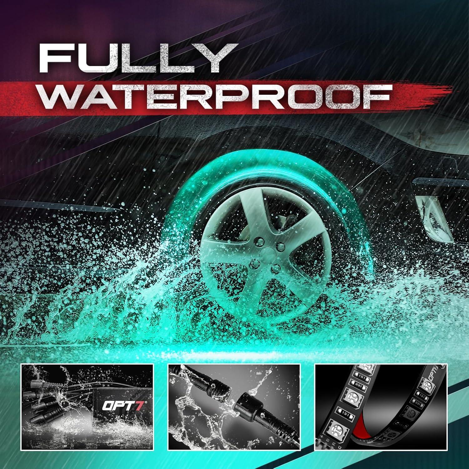 Transform Our Ride with OPT7 Aura RGB Wheel Well Lights!