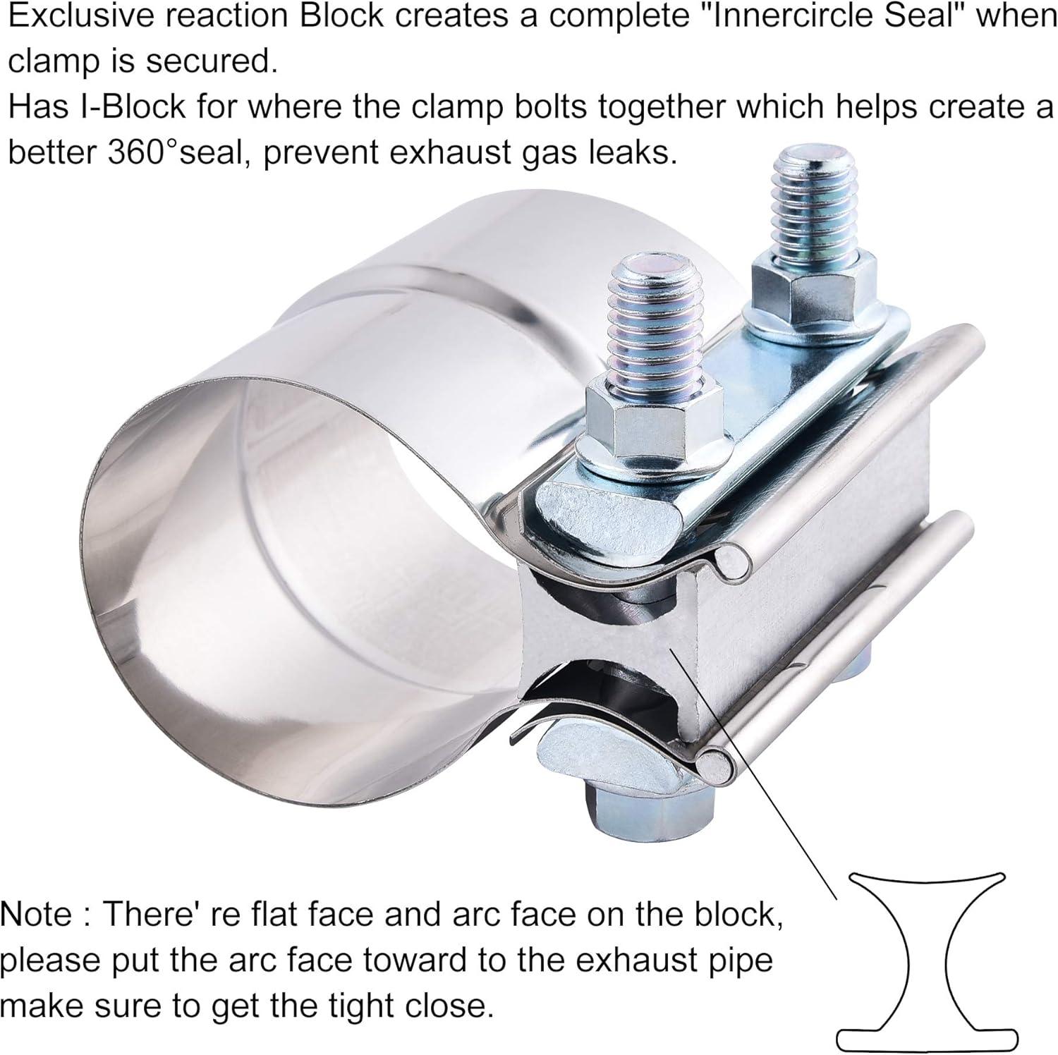 Ultimate ZFBB4.0 Exhaust Clamp: Precision Pipe Repair Pro!