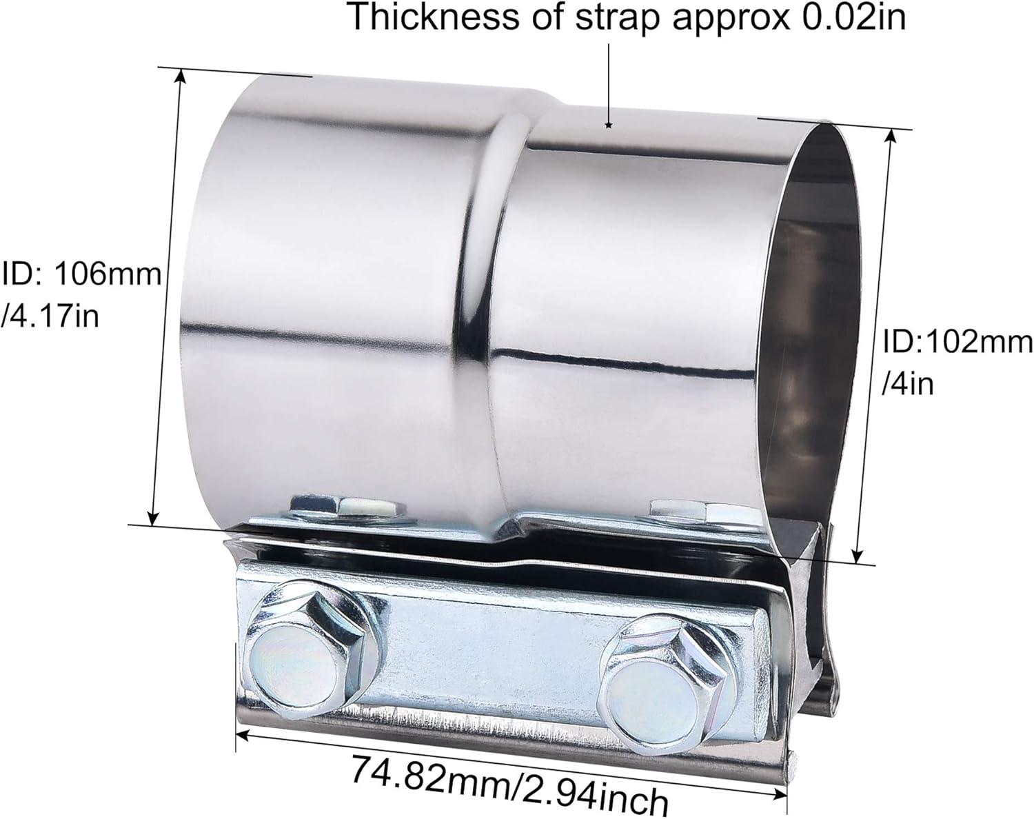 Ultimate ZFBB4.0 Exhaust Clamp: Precision Pipe Repair Pro!
