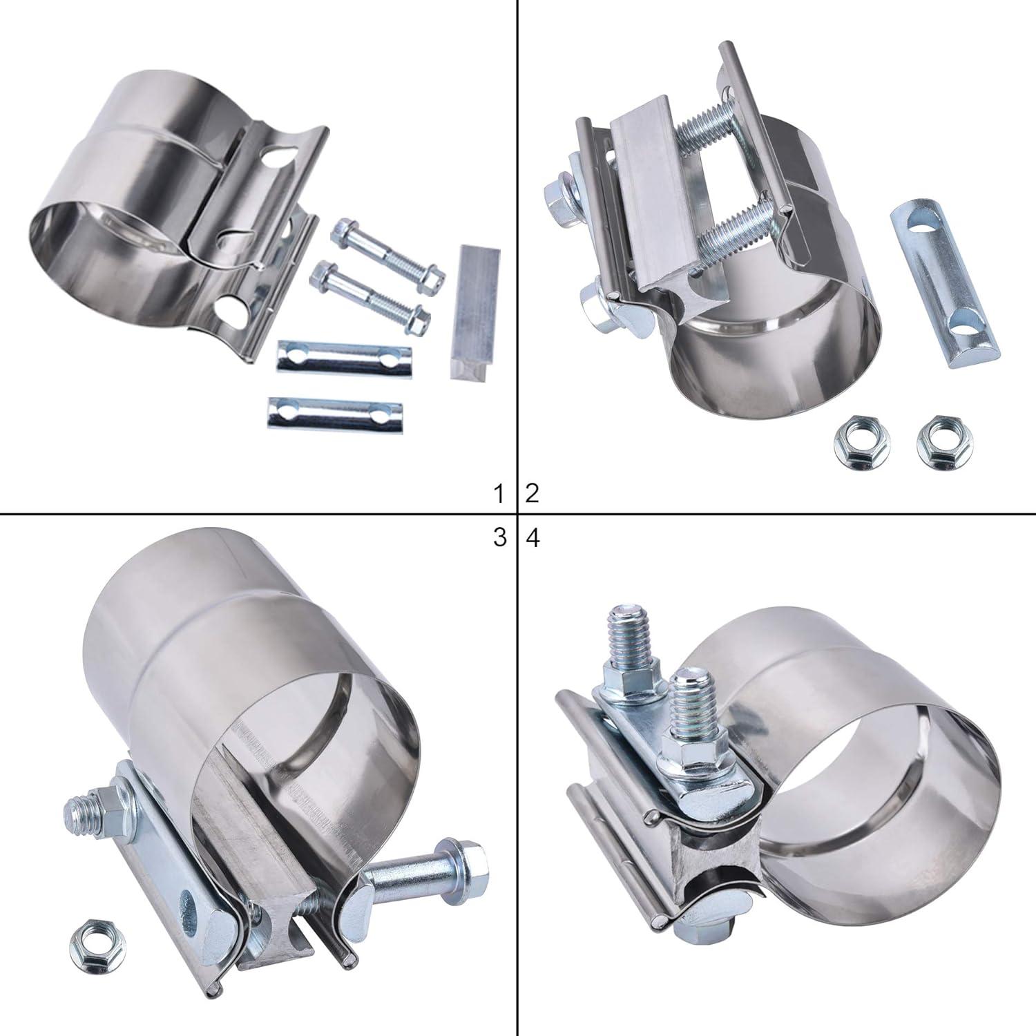 Ultimate ZFBB4.0 Exhaust Clamp: Precision Pipe Repair Pro!