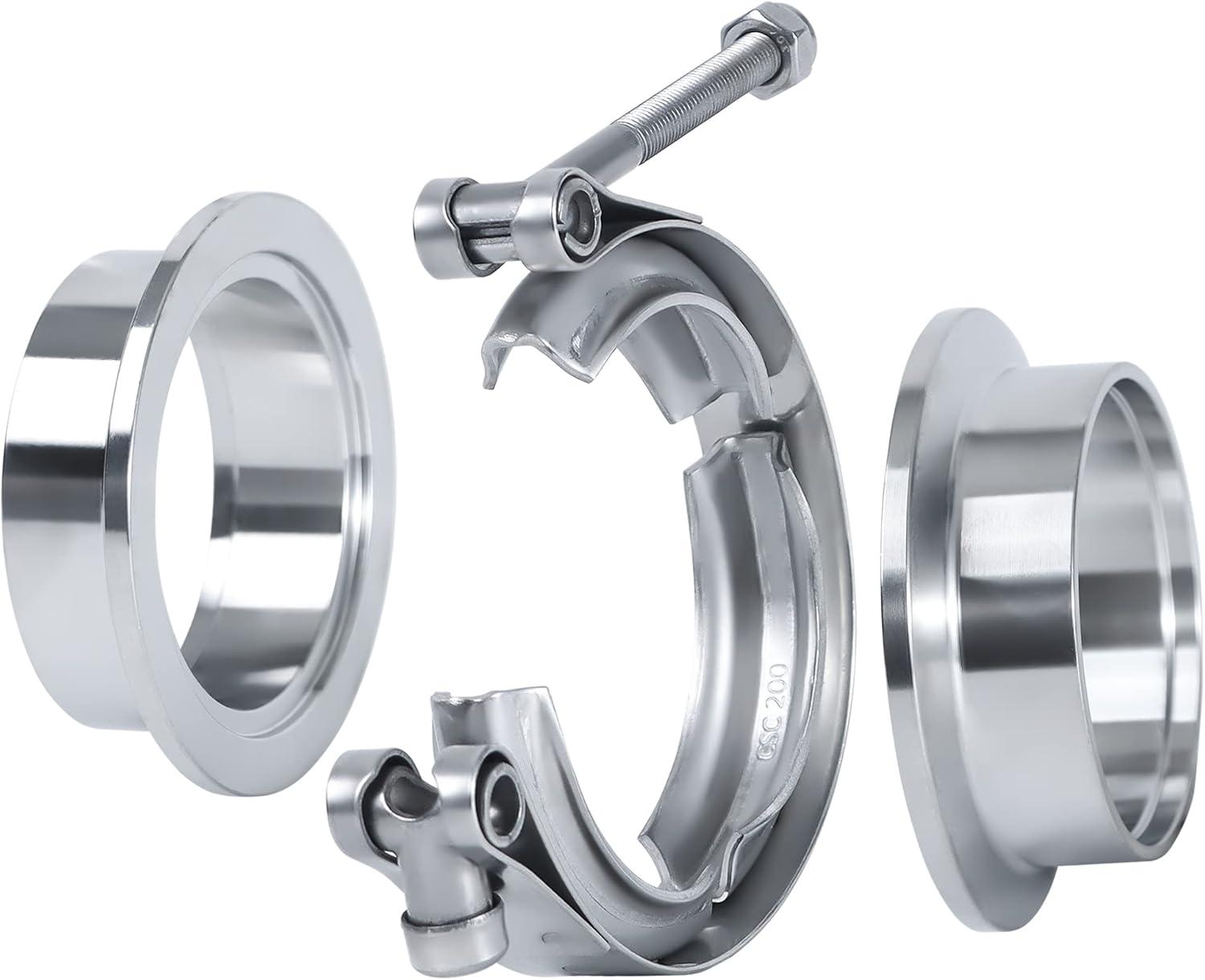 Ultimate V-Band Clamp: ​Seamless Exhaust‌ Connections Made easy!