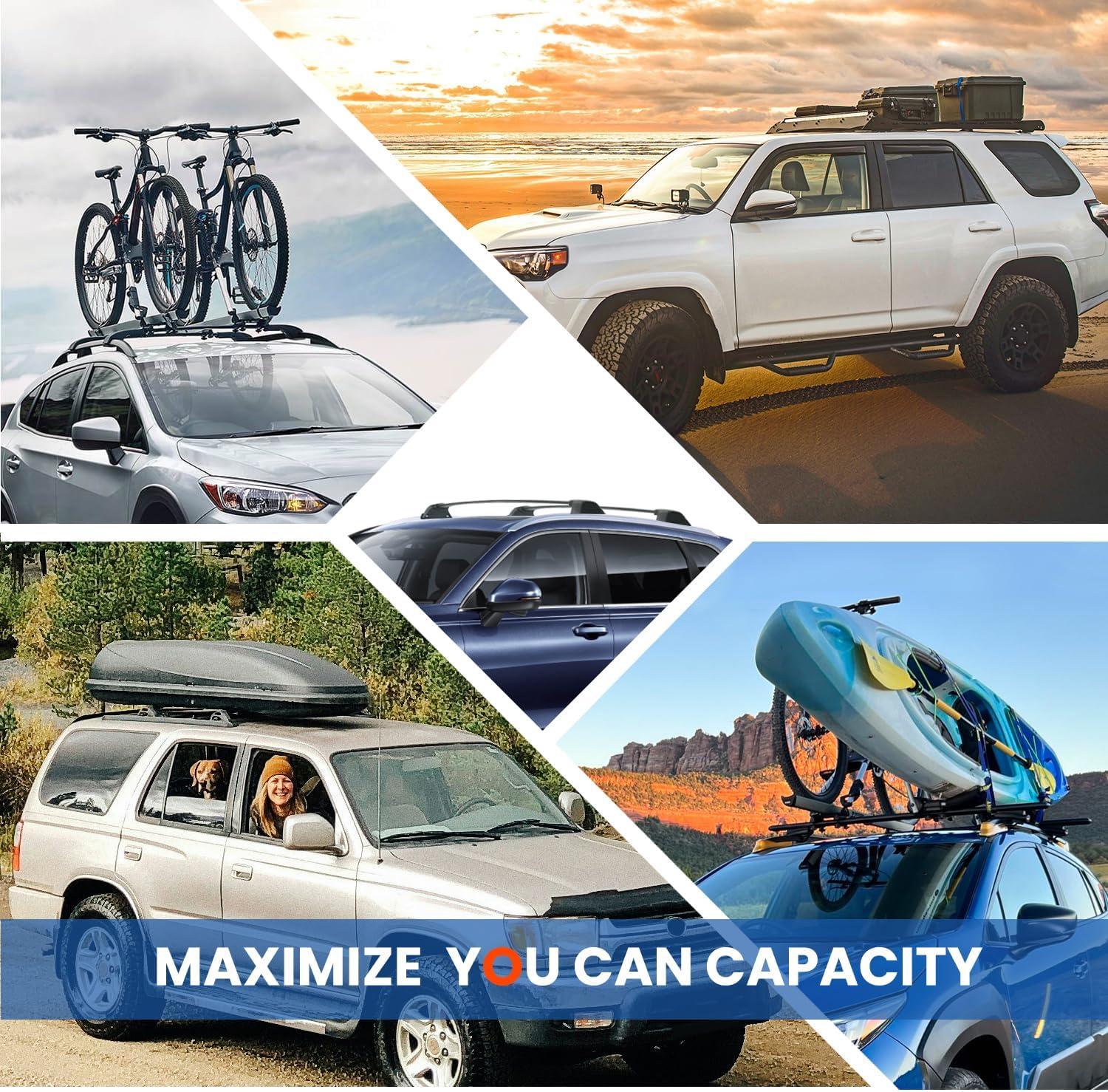 We Test:⁣ Honda CR-V 220LBS Heavy-Duty Roof racks