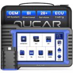 MUCAR OBD2 Scanner Diagnostic Tool, Bidirectional Scan Tool, All Systems 28+ Reset, Obd2 Scanner Bluetooth for Car with Active Test ECU Coding, FCA CAN-FD, Lifetime Free Update