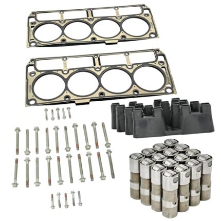 Michigan Motorsports LS9 Head Gaskets with Delphi LS7 Lifters, Guide Trays & Head Bolt Kit | Fits 2004+ GM LS Engines 4.8L 5.3L 6.0L 6.2L LS3 LQ9 LQ4 LS9 Engines | Top-End Solution