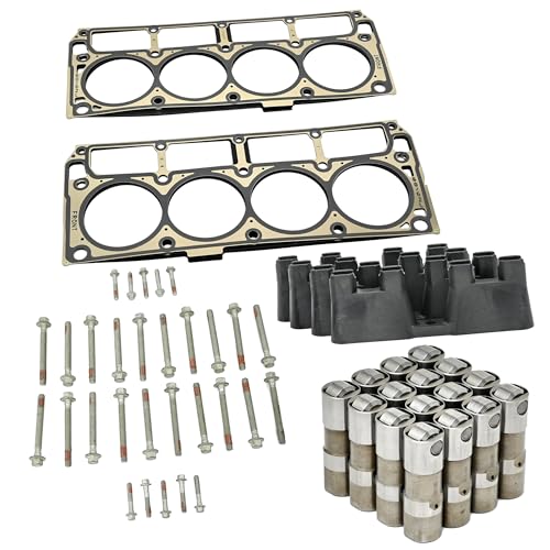 Michigan Motorsports LS9 Head Gaskets with Delphi LS7 Lifters, Guide Michigan Motorsports LS9 Head Gaskets with Delphi LS7 Lifters, Guide Trays & Head Bolt Kit | Fits 2004+ GM LS Engines 4.8L 5.3L 6.0L 6.2L LS3 LQ9 LQ4 LS9 Engines | Top-End Solution