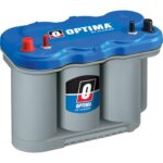 OPTIMA Batteries High Performance D27M BlueTop Dual Purpose Deep Cycle and Starting Sealed AGM Boat and RV Battery, 800 CCA, Dual Terminal, Maintenance Free, Versitile Mounting