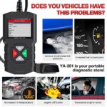 OBD2 Scanner Car Diagnostic Code Reader Engine Battery Tester 1996+ - Image 2