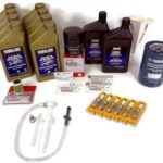 PWCParts VF200 VF225 VF250 4.2L VMAX SHO Maintenance and Oil Change Kit with Spark Plugs Gear Lube HD Pump Fuel Filter Fits Yamaha