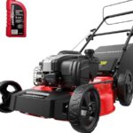 PowerSmart 21-Inch Gas Lawn Mower with B&S Engine, 3-in-1 (Bag/Mulch/Rear Discharge), Self-Propelled, 6 Cutting Heights, Durable Steel Deck, Rear-Wheel Drive