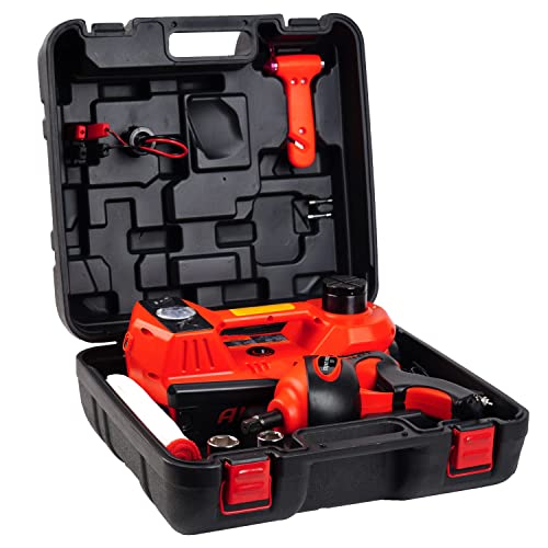 STANDTALL Electric Car Jack Kit 5 Ton 12V Electric Jack STANDTALL Electric Car Jack Kit 5 Ton 12V Electric Jack for Car with Impact Wrench and Tire Inflator Pump for SUV Sedan Truck Change Tires Garage Repair