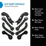 Complete Rear Suspension Upgrade Kit for Chevy Malibu, Pontiac G6, Saturn Aura 2004-2012 - Image 2
