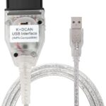 Taotao K+CAN Cable with Switch FT232RL K+D CAN USB Interface Cable Car Ediabas K+ Dcan USB OBD2 OBDii Diagnostic Scanner for BMW Work with NCS Expert Tool32