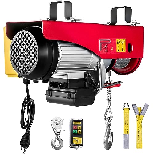 VEVOR Electric Hoist Lift 1320LBS 600KG Overhead Electric Hoist 110V VEVOR Electric Hoist Lift 1320LBS 600KG Overhead Electric Hoist 110V Wireless Electric Hoist Remote Control Garage Auto Shop Overhead Lift