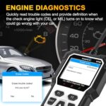 Professional OBD2 Scanner for All 1996+ Vehicles | Engine Code Reader & Reset Tool - Image 2