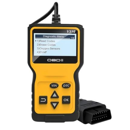 Ywdiml OBD2 Car Scanner Diagnostic Tool, Vehicle Engine Fault Code Reader CAN Diagnostic Scan Tool, Check Automotive Engine Light Emission Monitor Status, Universal for SUV RV Truck