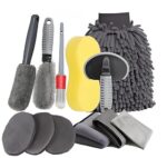 ZQLTQL Car Interior Cleaning Kit for Canoo Lifestyle Vehicle 2024 2025, Automobile Detailing Kit Interior Cleaner, Car Detailing Brushes, Vehicle Wash Cleaning Kit,B-12PCS
