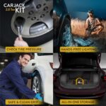 2 Ton Scissor Car Jack Kit with Lug Wrench for SUV Auto Tire - Image 4