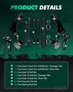 Mazda 3/Sport Suspension Kit: 10pc Control Arm, Ball Joint, Tie Rod, Links - Image 3